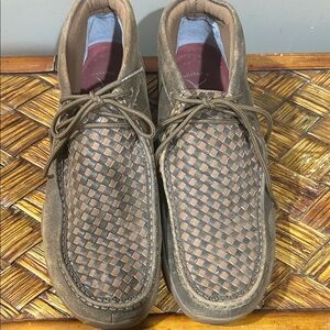 Twisted X Tan and Brown Chukka Boots